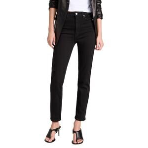 Re/Done Classic Black 70s Straight Size 26 Denim Jeans